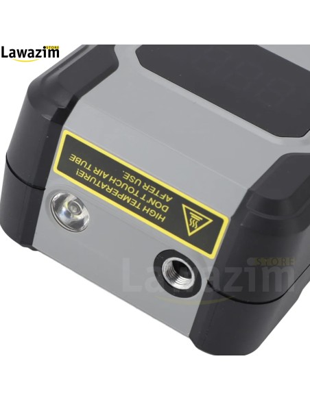 جهاز نفخ الإطارات اليدوي – سريع، موثوق، ومثالي للطوارئ! -Gonfleur de pneu manuel rapide et facile avec LED