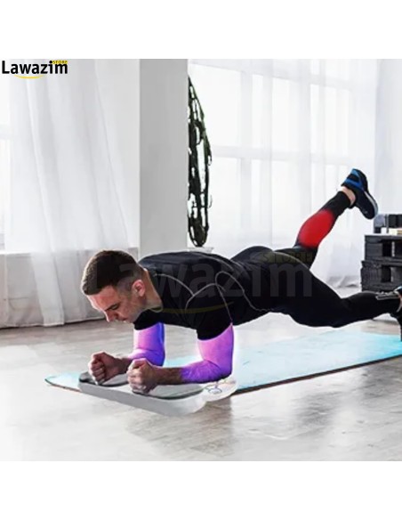 لوح تمارين اللياقة البدنية محمول مع لوحة دعم ونظام تدريب العضلات Smart Automatic Counting Push up Board Professional