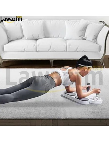 لوح تمارين اللياقة البدنية محمول مع لوحة دعم ونظام تدريب العضلات Smart Automatic Counting Push up Board Professional