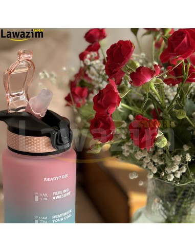 زجاجة المياه البلاستيكية منhello العملية Bouteille d’eau en plastique Hello légère, élégante, pratique