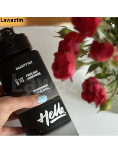 زجاجة المياه البلاستيكية منhello العملية Bouteille d’eau en plastique Hello légère, élégante, pratique