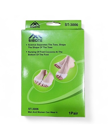 واقي أصابع القدم من السيليكون تصميم أنيق ، مريح و مثالي   SIBOTE- Science Separates The Toes-