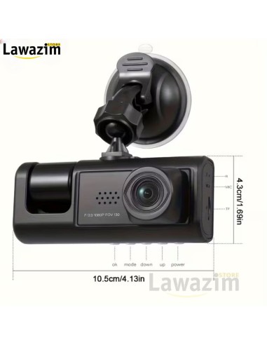 كاميرا سيارة أمامية وخلفية بدقة Full HD رؤية أوضح وأمان أكثر!