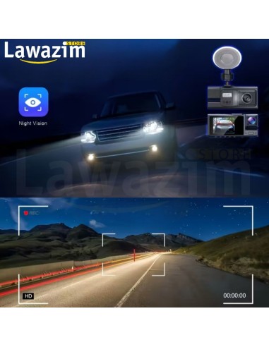 كاميرا سيارة أمامية وخلفية بدقة Full HD رؤية أوضح وأمان أكثر!
