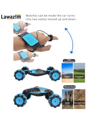 لعبة sport car سيارة بجهاز تحكم عن بعد -- 2.4GGesture Sensing RC Stunt Car Free
