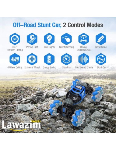 لعبة sport car سيارة بجهاز تحكم عن بعد -- 2.4GGesture Sensing RC Stunt Car Free