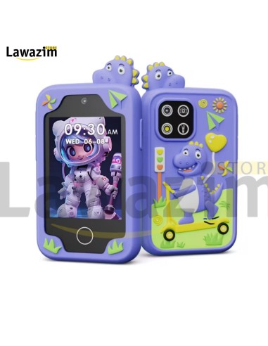 هاتف ذكي تعليمي للأطفال Smartphone éducatif pour enfants مع أصوات وأضواء – لتنمية المهارات