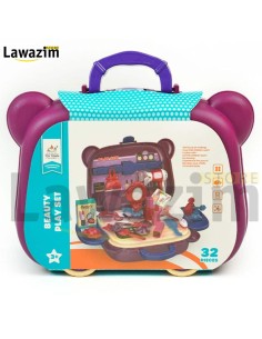 لعبة محفظة مكياج للبنات Jeu de beauté pour filles جمال، مرح، وإبداع في حقيبة واحدة!