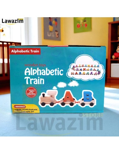 لعبة القطار Jouet de train alphabétique🚂