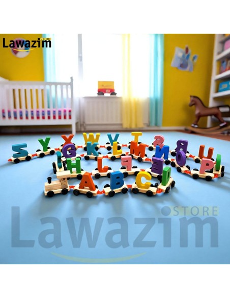لعبة القطار Jouet de train alphabétique🚂