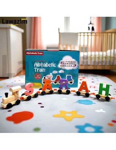 لعبة القطار Jouet de train alphabétique🚂