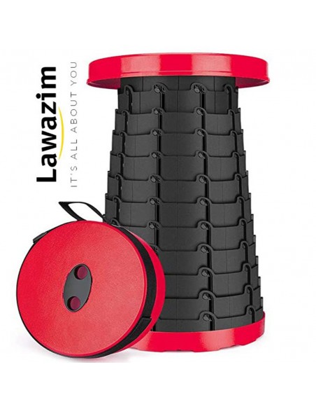 Round Portable Chair -كرسي محمول دائري - telescopic stool