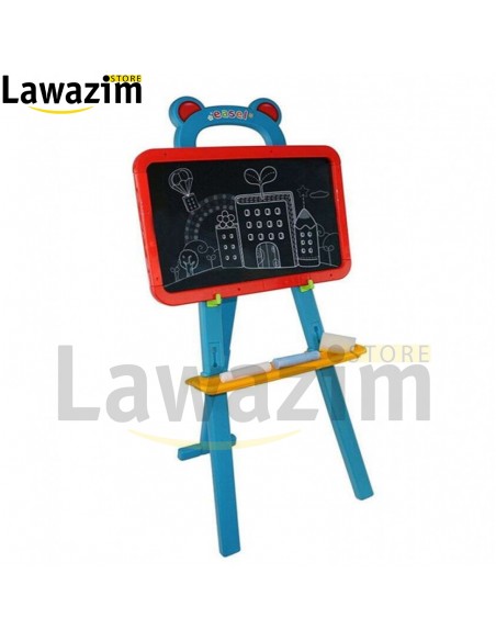 السبورة المغناطيسية ذات وجهين مع حامل 3 في 1 --Tableau  Learning Easel 3in1