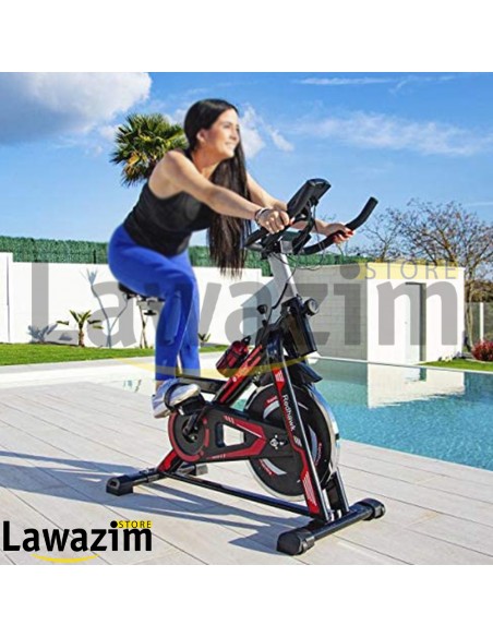 Spinning velo / الدراجة الرياضية الثابتة / Vélo de spinning pour entraînement de fitness