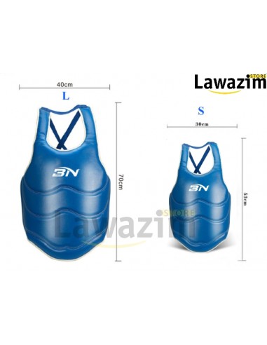 karate taekwando MMA muay thai chest guard درع واقي للصدر لفنون الدفاع عن النفس -الكاراتي-الكيك بوكسينغ