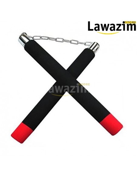Training Foam Nunchakusعصا نانشاكو للمبتدئين للتدرب و ممارسة الفنون القتالية ،الكونغ فو، الكاراتيه