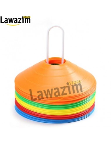 اقراص مخروطية لكرة القدم / cones d'entrainement / disc training cones