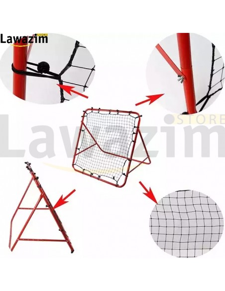 Football rebound net شبكة الارتداد لكرة القدم قابلة للطي filet de rebond de football, équipement d'entraînement de football