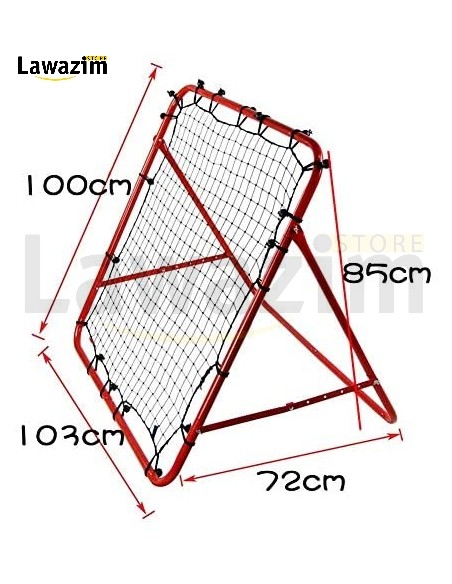 Football rebound net شبكة الارتداد لكرة القدم قابلة للطي filet de rebond de football, équipement d'entraînement de football