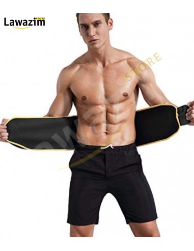 Waist trainer sweat belt for men and women حزام تنحيف الخصر و التعرق للنساء و الرجال