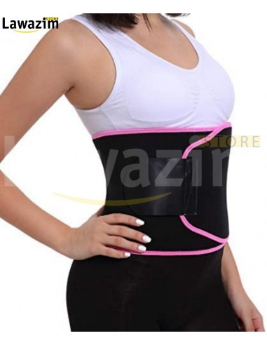 Waist trainer sweat belt for men and women حزام تنحيف الخصر و التعرق للنساء و الرجال