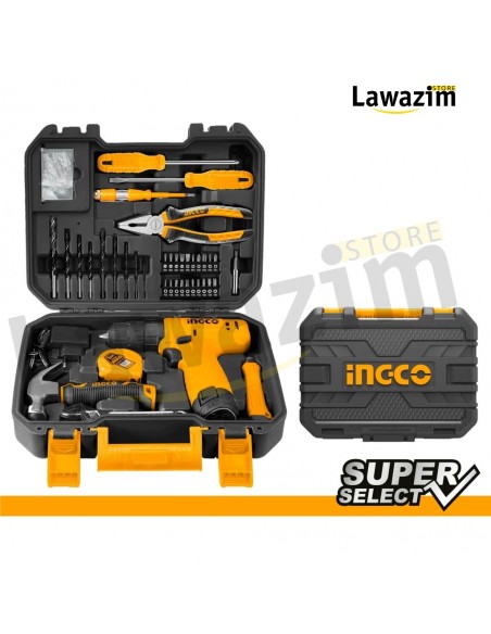 Boite à outils 81 pièces-Outils de Bricolage HKTHP10811 INGCO طقم عدة مع 81 قطعة  من انجكو