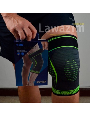 داعم الركبة بمثبّت للتحكّم فيه - Genouillère avec bande