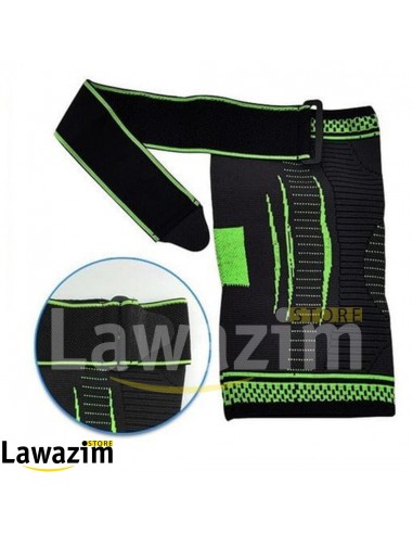 داعم الركبة بمثبّت للتحكّم فيه - Genouillère avec bande