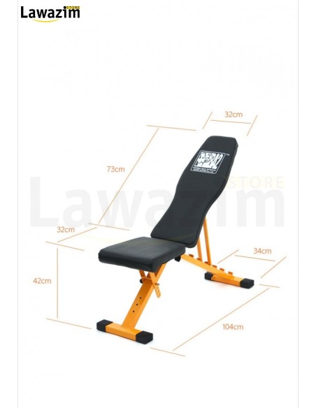 Foldable angle adjustment banc BA2 SPORTS كرسي رياضي بنش لرفع الأثقال قابل للطي