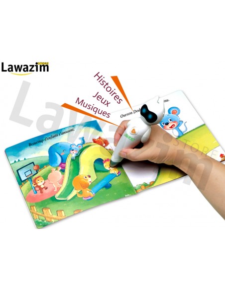 Electronic talking pen for kids القلم الإلكتروني الناطق للأطفال stylo parlant pour enfant