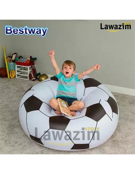 Air chair soccer for kids / كرسي هوائي بشكل كرة قدم للاطفال