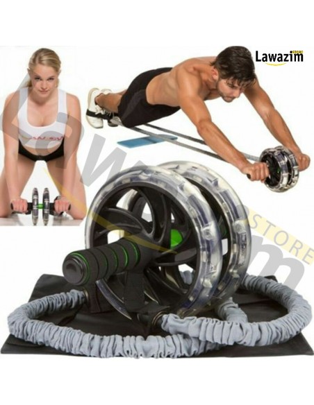 Bandes de résistance pour rouleaux abdominaux / حبال المقاومة للعجلة عضلات البطن