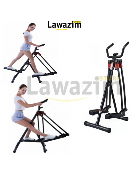 آلة تمارين رياضة بزاوية دوران180 درجة fitness air Walker home machine