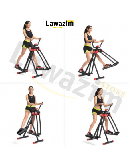 آلة تمارين رياضة بزاوية دوران180 درجة fitness air Walker home machine