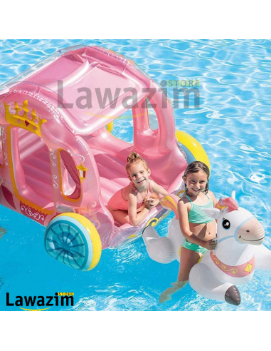 العربة بالحصان القابلة للنفخ  carrosse de princesse gonflable
