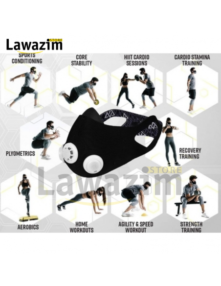 Motion Mask MA-836 - قناع تدريب التنفس للتدريبات المكثفة