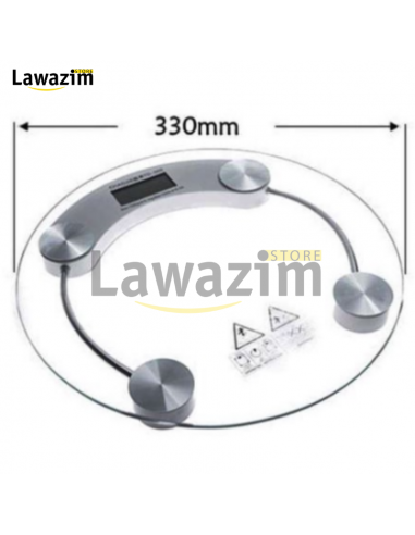 مقياس الوزن الزجاجي الرقمي - MIR BOX AOBOYA-2015 Digital Personal Scale
