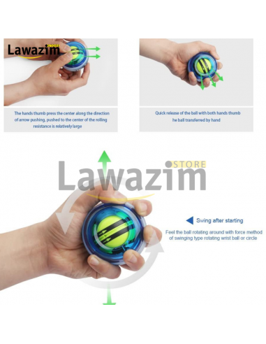 Parallel Halo Power Wrist Ball - كرة المعصم لتقوية العضلات والعظام