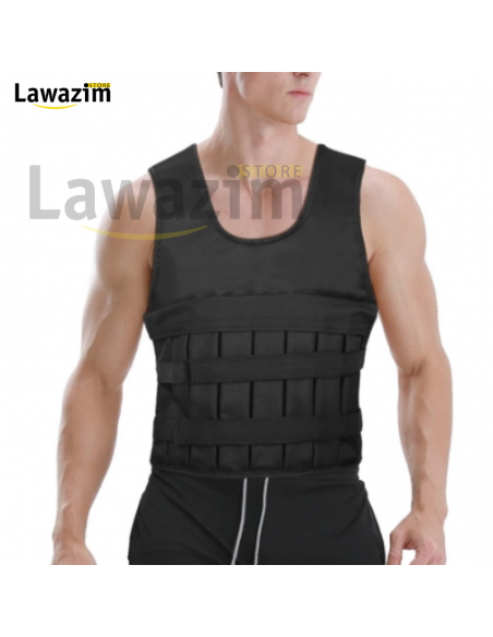 Gilet de course 10kg réglable - سترة مثقلة قابلة للتعديل لتمارين القوة وبناء العضلات