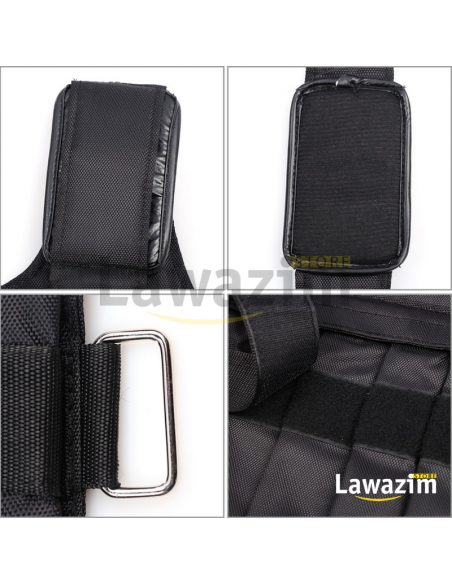 Gilet de course 10kg réglable - سترة مثقلة قابلة للتعديل لتمارين القوة وبناء العضلات