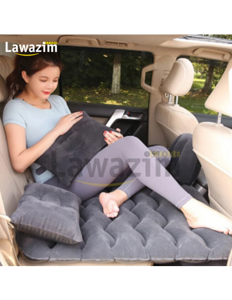 Car Bed for Back Seat Outdoor Camping Mat Cushion - سرير سيارة للمقعد الخلفي قابل للنفخ بالهواء