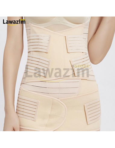 triple belt for slimming after birth - حزام مرن لدعم ما بعد الولادة للنساء