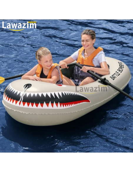 قارب متين قابل للنفخ لشخصين من Bateau de Radeau Gonflable - Bestway