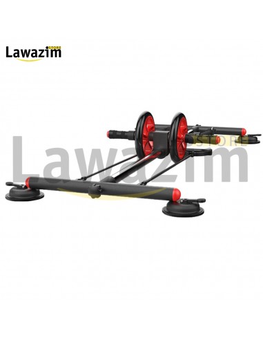 Roue Abdominale Entraîneur de Muscle Multifonctionnel جهاز تمارين البطن متعدد الوضائف مع حبل مرن للياقة البدنية