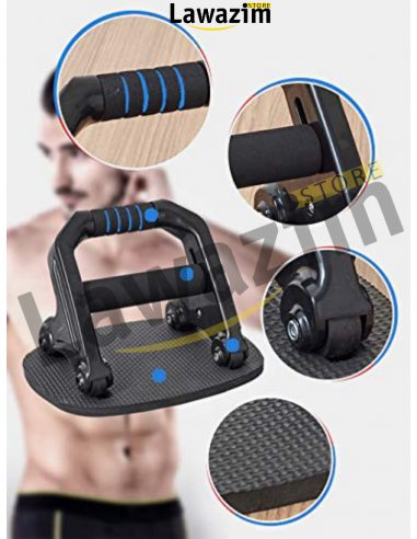 البكرة الرياضة المميزة متعددة التمارين 3in1 Ab roller with hand grip