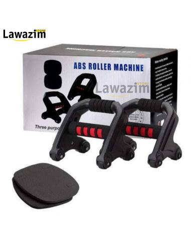 البكرة الرياضة المميزة متعددة التمارين 3in1 Ab roller with hand grip