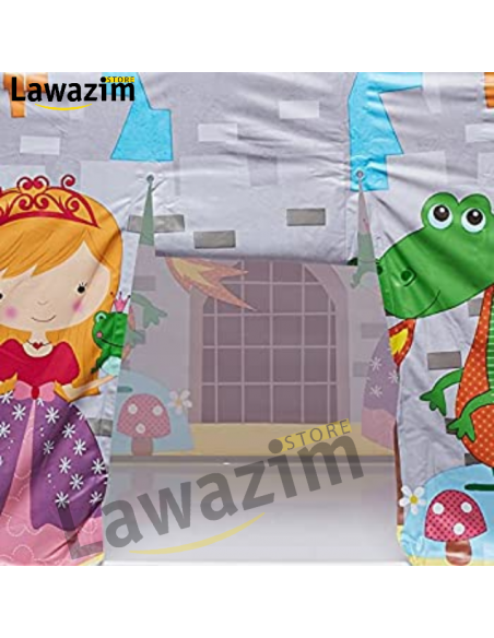 خيمة اللعب للأطفال للإستعمال المنزلي و الخارجي Maisonnette Jungle en Tissu