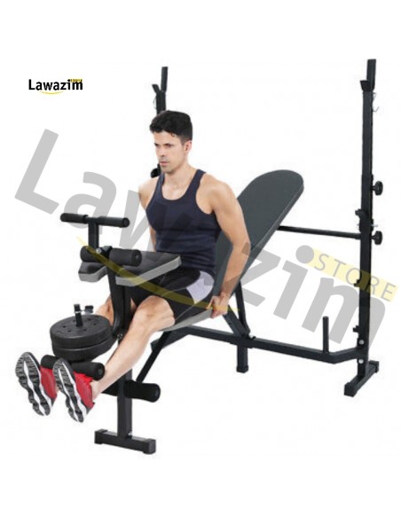 Banc De Musculation Multifonctionnel, Matériel Fitness Maison مقعد الوزن الاحترافي متعدد الوظائف