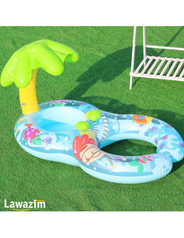 Bouée duo enfant/parent avec protection UV/عوامة ثنائية للأطفال والوالدين مع حماية من الأشعة فوق البنفسجية