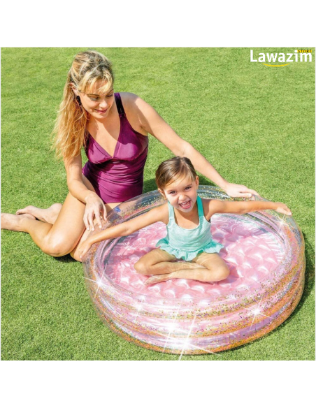 Piscine enfant Glitter Mini Pool - Intex/مسبح الأطفال اللامع المصغر من انتكس
